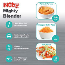 Load image into Gallery viewer, Nuby Mighty Blender with Cook Book, 22-Piece Baby Food Maker Set, Cool Gray