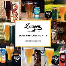 Load image into Gallery viewer, Dragon Glassware Beer Glass, Insulating Double Walled Glass, 13.5-Ounce