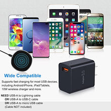 Load image into Gallery viewer, OKRAY Fast Charge 3.0 Wall Charger, 2 Pack 18W 3.0 Adapter Fast Charging USB Wall Charger Power Adapter Blocks Phone Charger Compatible for iPhone/iPad, Galaxy S10/S9/S8, Note 10/9/8, Wireless Charger