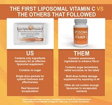 Load image into Gallery viewer, Lypo–Spheric Vitamin C - 6 Cartons (180 Packets) – 1,000 mg Vitamin C & 1,000 mg Essential Phospholipids Per Packet – Liposome Encapsulated for Improved Absorption – 100% Non–GMO