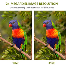 Load image into Gallery viewer, 2-Pack Game Trail Deer Cameras No Glow 90ft Night Vision 24MP Picture 1296P H.264 MP4 Video Motion Activated Waterproof 0.1S Trigger Speed Photo & Video Model for Hunting Wildlife or Home Surveillance