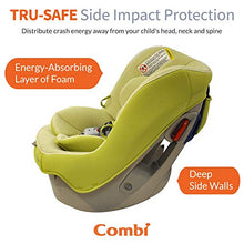 Load image into Gallery viewer, Combi Coccoro Streamlined Lightweight Convertible Car Seat | 3 Across in Most Vehicles| Ideal for Compacts| Quick Install | 50% Lighter Than Other Leading Brands| Tru-Safe Impact Protection| Key Lime