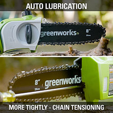 Load image into Gallery viewer, Greenworks 40V 8-Inch Cordless Pole Saw, Battery and Charger Not Included, 20302