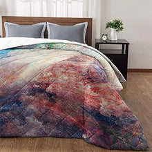 Load image into Gallery viewer, T&H XHome Luxury Quilted Comforter Bedspread-Thin Soft Cozy,Abstract Painting Reversible Stitched Summer Lightweight Quilt Coverlet for All Season Oversized California King Size