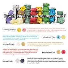 Load image into Gallery viewer, 100% Natural Shampoo Bar for Hair 2 Pieces Solid Shampoo Soap for Treated Dry Damaged Hair Vegetarian Plant Essence Helps Stop Hair Loss and Promotes Healthy Hair Growth 4.2oz (Bamboo Charcoal)