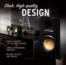 Load image into Gallery viewer, Klipsch Synergy Black Label B-200 Bookshelf Speaker Pair with Proprietary Horn Technology, a 5.25” High-Output Woofer and a Dynamic .75” Tweeter for Surrounds or Front Speakers in Black
