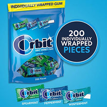 Load image into Gallery viewer, ORBIT Peppermint, Spearmint, & Wintermint Assorted Sugar Free Chewing Gum Bulk Pack, 13.4 oz 200-Piece Bag
