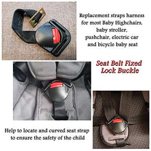 Load image into Gallery viewer, Universal Baby Car Seat Stroller Pushchair 5PT 5 Point Adjustable Strap Safety Harness Locking Buckle Clip Car Seat Toddler Harness Clip for Pram Buggy Electric Cars Kid Pushchair