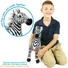 Load image into Gallery viewer, Zebenjo The Zebra - 16 Inch Stuffed Animal Plush - by Tiger Tale Toys
