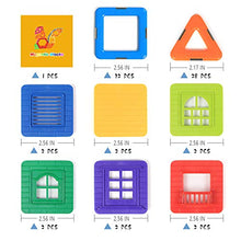 Load image into Gallery viewer, KIDCHEER Magnetic Tiles 72PCS STEM Toddler Toys for 3+ Year Old Boys and Girls Kids Castle Magnet Building Blocks Game Educational Stacking Gift for Boys & Girls - Compatible with Major Brands Blocks