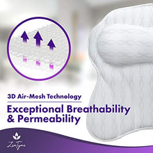 Load image into Gallery viewer, Bath Pillow Luxury Bathtub Pillow, Ergonomic Bath Pillows for Tub Neck and Back Support, Bath Tub Pillow Rest 3D Air Mesh Breathable Bath Accessories for Women & Men, Spa Pillow, Powerful Suction Cups