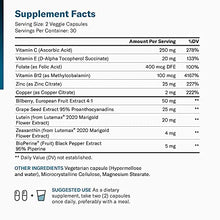 Load image into Gallery viewer, Areds 2 Eye Vitamins (Clinically Proven LuteMax 2020) Lutein, Zeaxanthin and Bilberry Supplement, Supports Eye Strain, Dry Eye and Vision Health, 2 Award Winning Eye Ingredients