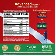Load image into Gallery viewer, Glucosamine & Chondroitin Plus MSM Advanced Joint Health Supplement Tablets, Move Free (120 count in a bottle), Supports Mobility, Flexibility, Strength, Lubrication and Comfort