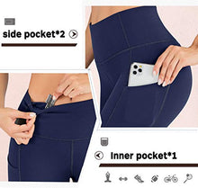 Load image into Gallery viewer, IUGA Workout Shorts for Women with Pockets 8"/5" High Waisted Compression Running Shorts Tummy Control Biker Shorts for Women