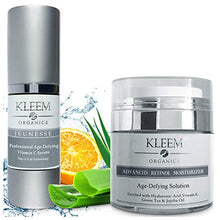 Load image into Gallery viewer, Vitamin C Serum & Retinol Cream for Face Bundle - Natural & Organic Anti Aging Skin Care Set for Men & Women to Reduce Wrinkles and Dark Spots