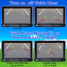 Load image into Gallery viewer, Wireless Backup Camera for RV HD 1080P with 7 Inch DVR Monitor High-Speed Rear View Observation System for RVs Trucks Trailers 5th Wheels with Adapter Compatible with Furrion Pre-Wired RV Rohent R9