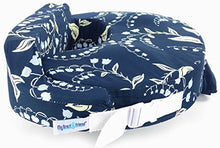 Load image into Gallery viewer, My Brest Friend Original Nursing Posture Pillow, Navy Bluebells, Regular
