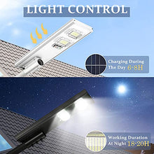 Load image into Gallery viewer, Solar Parking Lot Lights-10000LM LED Commercial Solar Street Light Dusk to Dawn with Radar Sensor and Remote Control, LOVUS, ST100-033