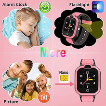 Load image into Gallery viewer, 4G GPS Kids Smartwatch Phone - Boys Girls Waterproof Watch with GPS Locator 2 Way Call Camera Voice & Video Chat SOS Alarm Pedometer WiFi Wrist Watch Birthday Back to School Gifts for Students,4G Pink