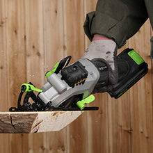 Load image into Gallery viewer, GALAX PRO 20V 4-1/2" Cordless Circular Saw with Laser Guide, Rip Guide, 2 PCS Blades, 3400RPM, Max Cutting Depth 1-11/16"(90°), 1-1/8"(45°)