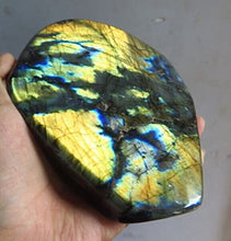 Load image into Gallery viewer, Crystal Agate ®1-2lb Natural Labradorite Great Shine / Fire Stone Original Specimen