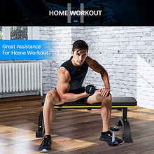 Load image into Gallery viewer, Flat Weight Bench, Doufit WB-02 Heavy Duty Exercise Bench for Home Gym, Dumbbell Workout Bench for Weight Training