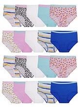 Load image into Gallery viewer, Fruit of the Loom Girls' Cotton Brief Underwear Multipacks, 20 Pack-Fashion Assorted, 14