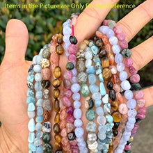 Load image into Gallery viewer, 1 Strand Top Quality Natural Kyanite Blue Crystals Gemstone 6-8mm Free Form Oval Pebbly Stone Beads 15 inch for Jewelry Craft Making GZ11-38