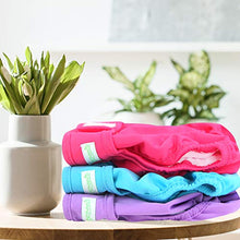 Load image into Gallery viewer, Wegreeco Washable Reusable Premium Dog Diapers, Medium, Bright Color, for Female Dog, Pack of 3