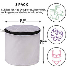 Load image into Gallery viewer, YLWEFT Bra Laundry Bag for Washing Machine, Bra Bags for Laundry, Bra Washer, Sock Bag for Washing Machine, Underwear Washing Bag, Bra Washer Protector, Mesh Laundry Bag(Bra Bag, 3 Set)