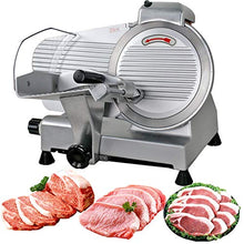 Load image into Gallery viewer, F2C Professional Stainless Steel Semi-Auto Meat Slicer Electric Food Slicer, Deli/Veggies, 240W 530 RPM (Model #01)
