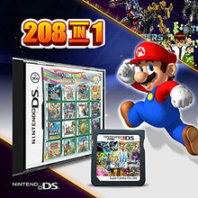 Load image into Gallery viewer, 208 in 1 Game Cartridge Card, 208 Interesting Classic Nostalgic Games for You to Play, Suitable for Various Game Consoles