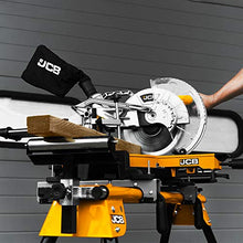 Load image into Gallery viewer, JCB - Miter Saw Stand, Extendable Beam Extension Arms for Extra Support, 3'- 5' Extension, Durable Item Compatible With Other Brands, JCB Tools