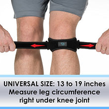 Load image into Gallery viewer, Patella Strap Knee Brace Support for Arthritis, ACL, Running, Basketball, Meniscus Tear, Sports, Athletic. Best Knee Brace for Hiking, Soccer, Volleyball & Squats (1 Pack)