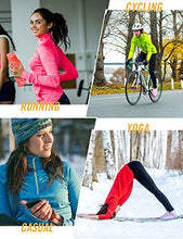 Load image into Gallery viewer, BALEAF Women's Thermal Fleece Half Zip Thumbholes Long Sleeve Running Gear Pullover for Cold Weather Black Size L