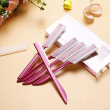 Load image into Gallery viewer, Miss Gorgeous London Eyebrow Razor, Eyebrow Razor Shaper for Men and Women, Grooming Shavers (red-10pcs)