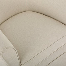Load image into Gallery viewer, Christopher Knight Home Cecilia Swivel Chair with Loose Cover, Natural Fabric