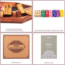 Load image into Gallery viewer, AMEROUS Upgraded 1-6 Players Shut The Box Dice Game, Wooden Board Table Math Game with 16 Dice, Shut-The-Box Rules, Gift Box Packed, Board Game for Kids Adults, Family Classroom Home Party or Pub