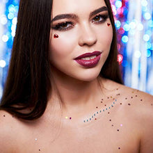 Load image into Gallery viewer, 9 Sheets Eye Body Face Gems Jewels Rhinestone Stickers Self Adhesive Crystal Rainbow Makeup Diamonds Face Stick Gems for Women Festival Accessory and Nail Art Decorations