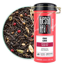 Load image into Gallery viewer, Tiesta Tea - Chai Love, Loose Leaf Spiced Chai Black Tea, High Caffeine, Hot & Iced Tea, 4 oz Tin - 50 Cups, Natural Flavored, No Sugar Added, Chai Tea Loose Leaf