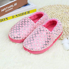 Load image into Gallery viewer, LseLom Girls Cute Slippers with Rubber Soles Kids House Slippers Indoor Outdoor Slippers for Toddlers Kids Memory Foam House Shoes for Little Girls Pink Size 10