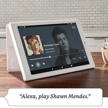 Load image into Gallery viewer, Fire HD 10 Tablet (32 GB, White, With Special Offers) + Amazon Standing Case (Sandstone White) + 15W USB-C Charger