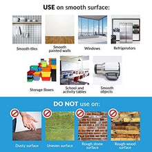 Load image into Gallery viewer, Extra Large Whiteboard Decal Sticker, Self-Adhesive Paper Message Board (6.5 FEET) Peel and Stick Wallpaper with 4 Dry Erase Markers, Size 17.7” X 78.7”