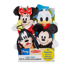 Load image into Gallery viewer, Melissa & Doug Disney Mickey Mouse & Friends Soft & Cuddly Hand Puppets