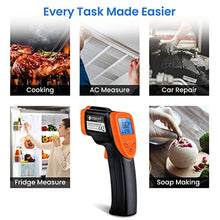 Load image into Gallery viewer, Etekcity Infrared Thermometer Upgrade 774 (Not for Human) Temperature Gun Non-Contact Digital Lasergrip -58℉~ 716℉ (-50℃ ~ 380℃)with Adjustable Emissivity & Max Measure, Orange and Black