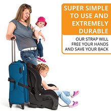 Load image into Gallery viewer, VolkGo Car Seat Travel Belt & Durable Car Seat Travel Bag - Ideal Travel Accessories for Air Travel & Saving Money - for Safe and Secure Car Seat - with E-Book
