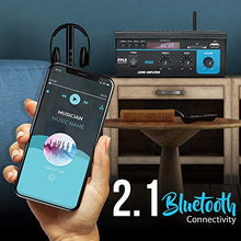 Load image into Gallery viewer, Home Audio Power Amplifier System 2X40W Mini Dual Channel Sound Stereo Receiver Box w/ LED For Amplified Speakers, CD Player, Theater via 3.5mm RCA for Studio, Home Use Pyle PCA2