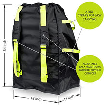 Load image into Gallery viewer, V VOLKGO Durable Car Seat Travel Bag with E-Book - Ideal Gate Check Bag for Air Travel & Saving Money - for Safe & Secure Car Seat - Fits Car Seats, Infant Carriers & Booster