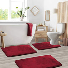 Load image into Gallery viewer, Clara Clark Bathroom Rugs, Ultra Soft Non Slip and Cozy, Velvet Memory Foam Bath Mat