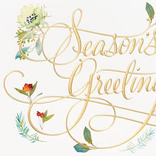 Load image into Gallery viewer, Hallmark Boxed Holiday Cards, Floral Season's Greetings (40 Cards with Envelopes)